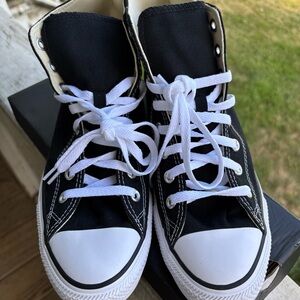 Converse All Star High-Top Black Canvas Sneakers M9160 NIB Women’s Size 11